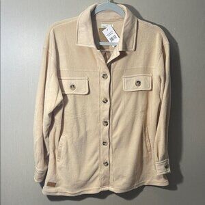 Simply Southern NWT Women's Tan Utility Jacket oversized shacket